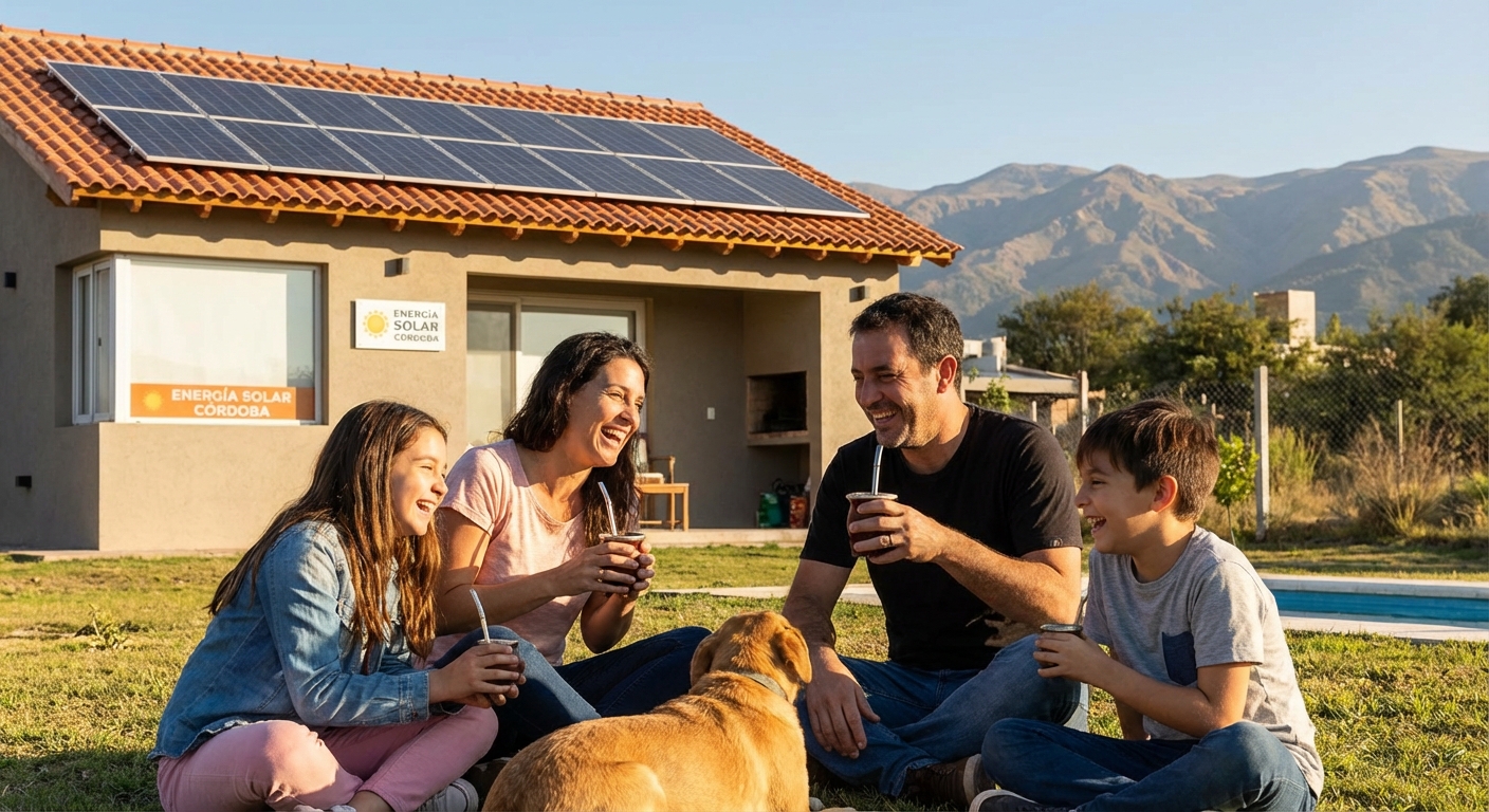 Instalación de paneles solares residencial en Córdoba Capital