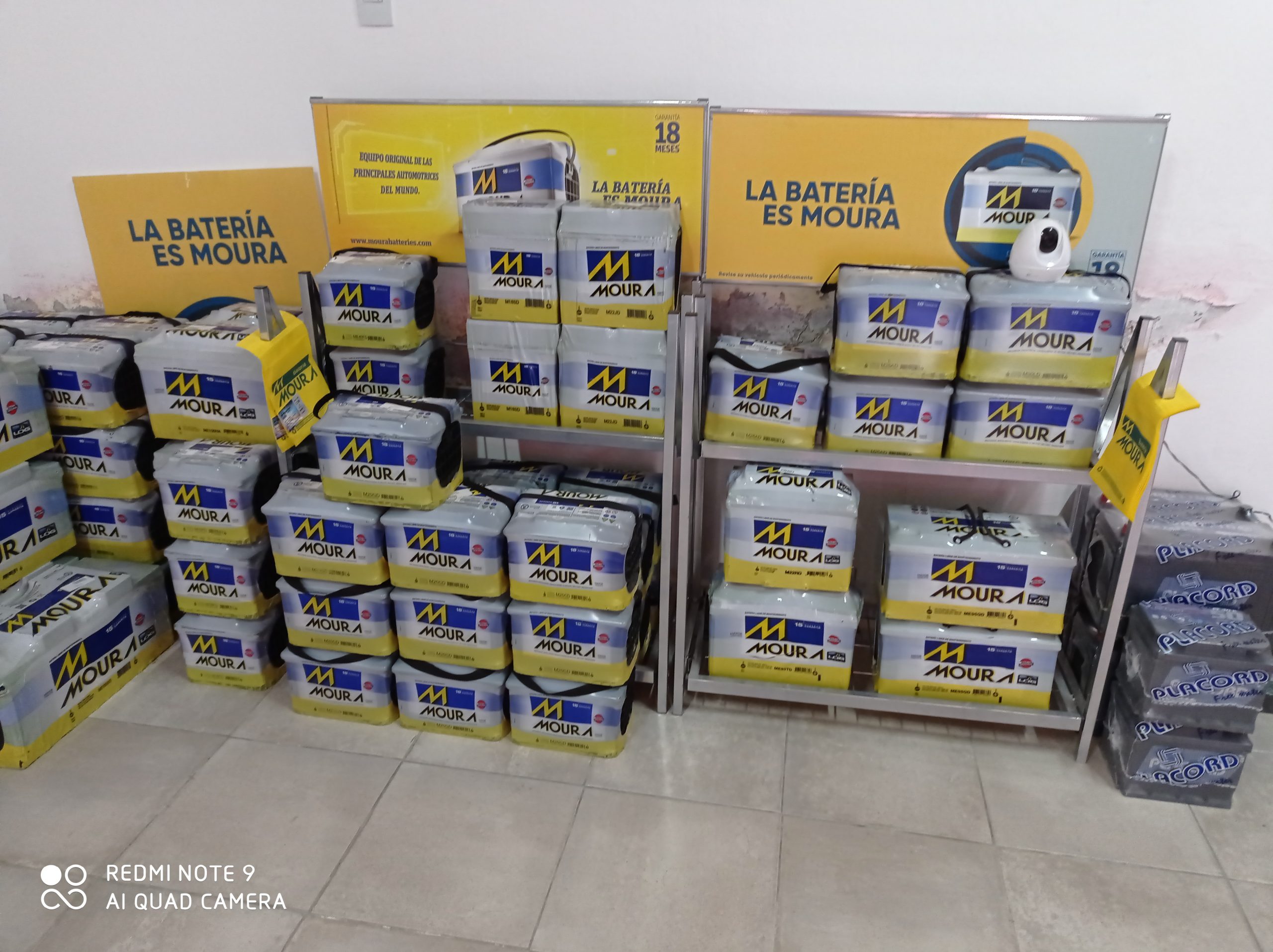 Baterías de auto en Villa María, Córdoba, Argentina